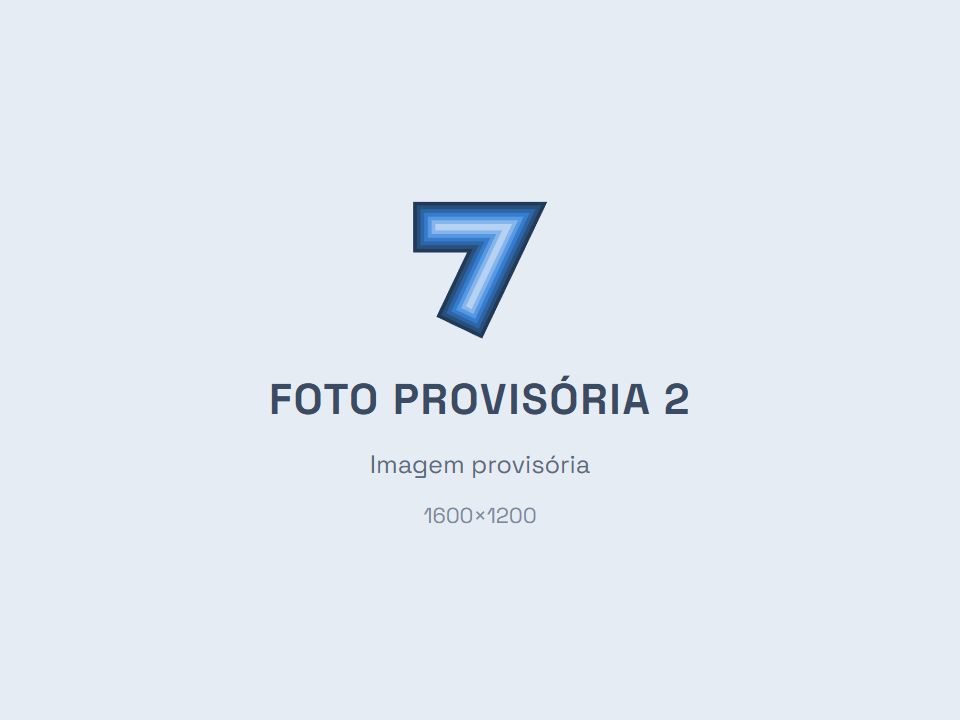 Imagem provisória com o logo da 7 Scales Studio e o texto "Foto provisória 2"